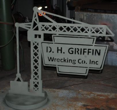 Custom Made Signs - Business / Residential  Signs In Metal  - Silhouette Style