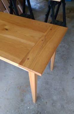 Custom Made Large Oak Table