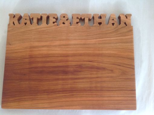 Custom Made Personalized Cutting Board With 3d Text