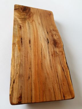 Custom Made Serving Board- Charcuterie Board- Natural Wood Server- Spalted Maple- Burl- Cutting Board