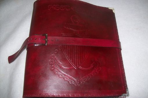 Custom Made Leather Chief Charge Book