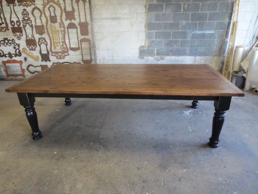 Custom Made Reclaimed Oak Farm Table 10'X4'