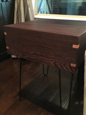 Custom Made Hairpin End Table
