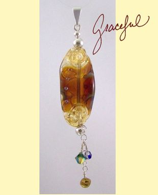 Custom Made Organically Transparent Amber Pendant With Dangles On A Beadhopper