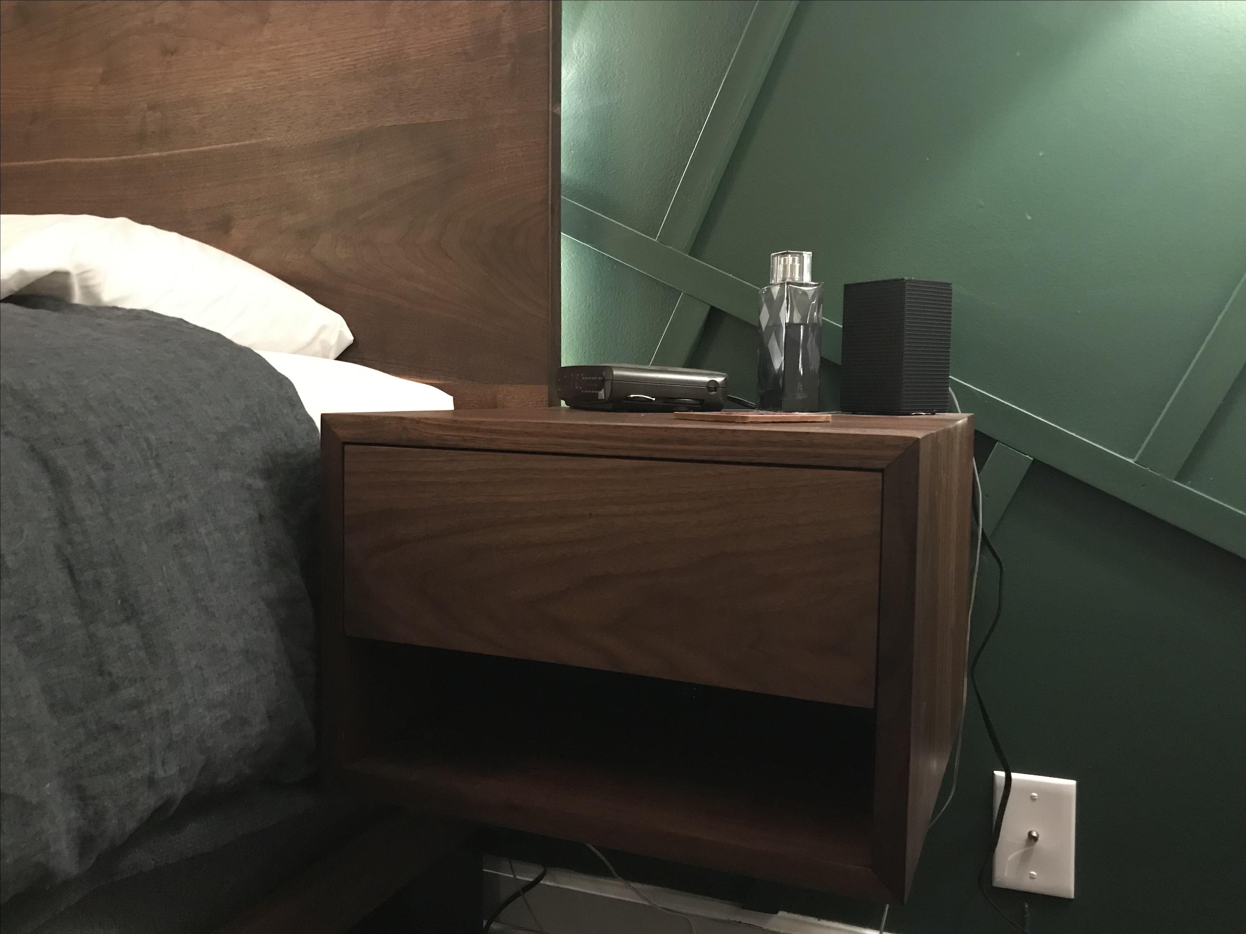 Hand Crafted Simple Night Stand by JSB Design Woodcraft