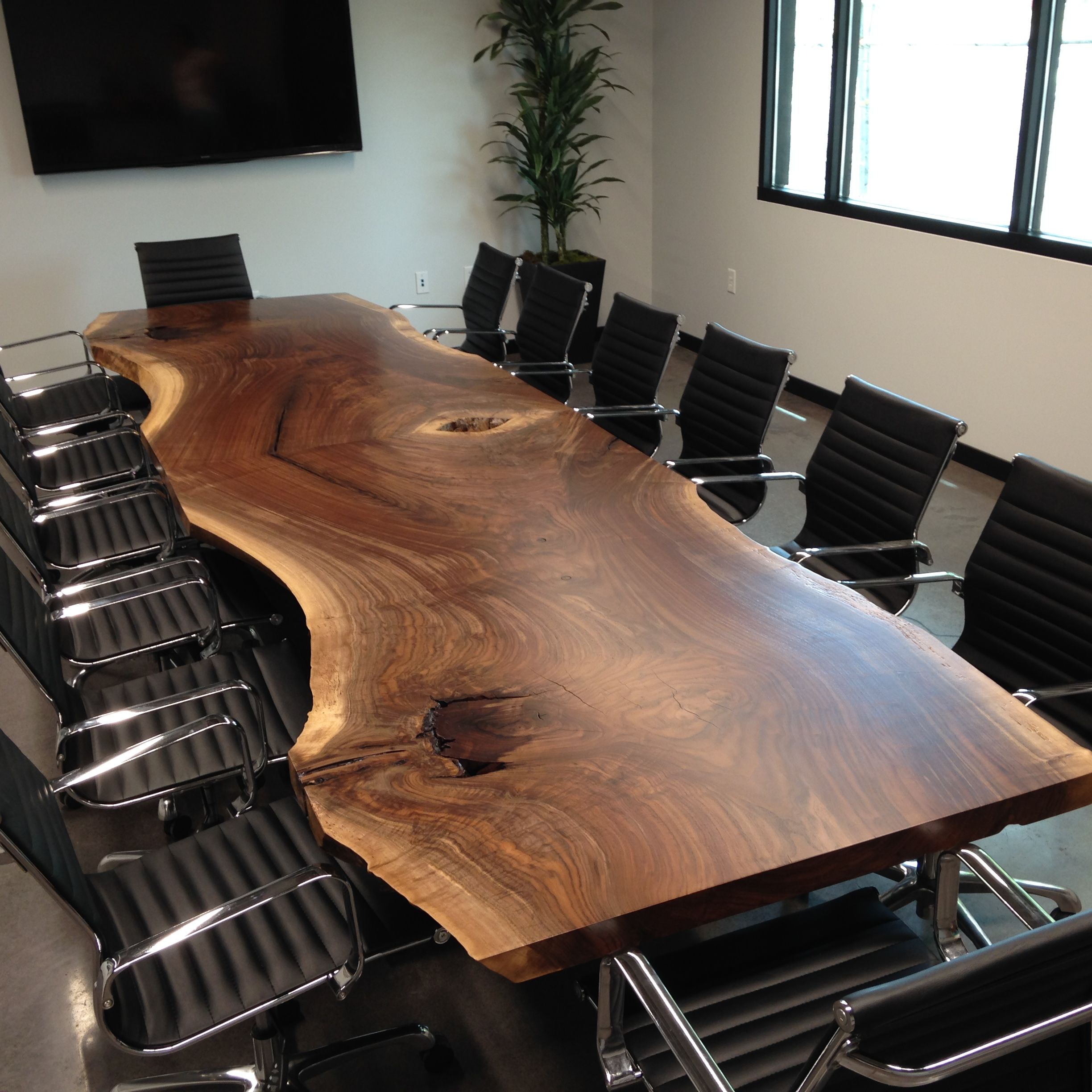 Live edge deals conference room table