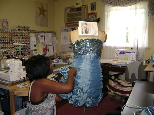 Custom 50th Birthday Party Dress by Almasfashion Design and Home