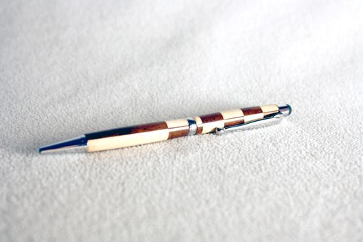 Custom Made Perfect Pen With Stylus, Custom Maple And Walnut Checker Design