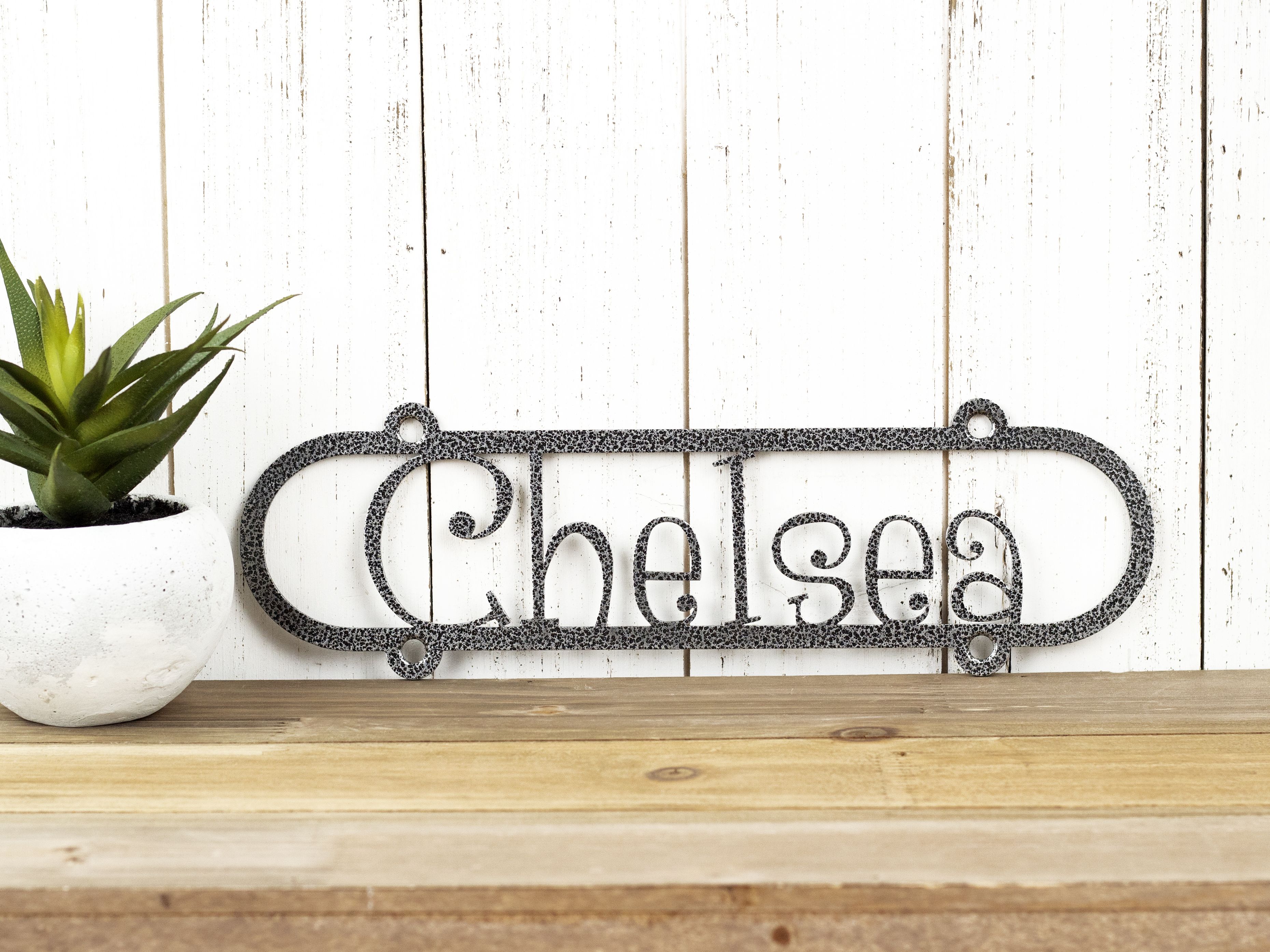 Buy Hand Made Custom Metal Name Sign, Personalized Name Plaque, Outdoor