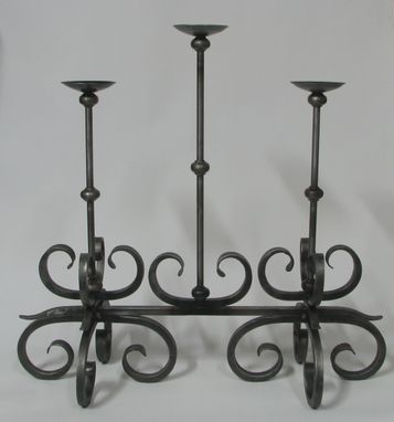 Custom Made Scroll Candelabrum