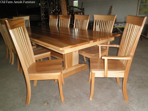 Custom Dining Room Table Chairs By Old Farm Amish Furniture