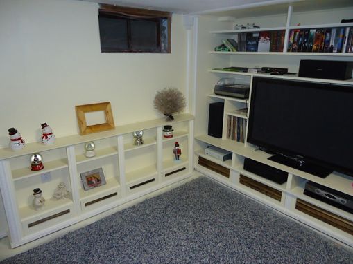 Custom Made Custom Built-In Cabinets And Shelves