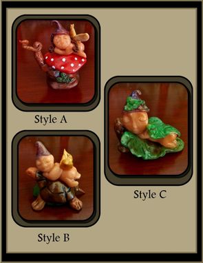 Custom Made Mushroom, Fairy Baby, Fairies, Fairy Babies, Garden Accessories