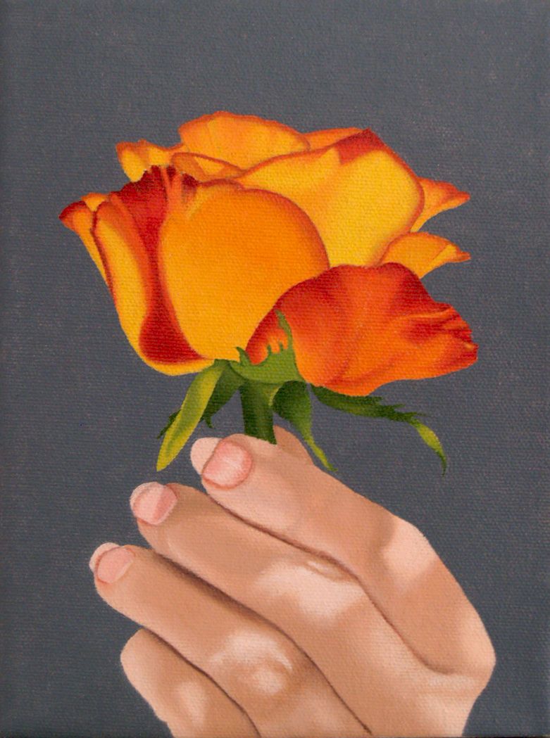 Hand Made Original Jason M Silverman Flower Or Floral Paintings In Oil