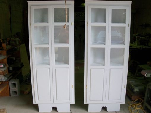 Custom Made Corner China Cabinets
