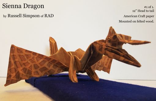 Custom Made Origami Dragon