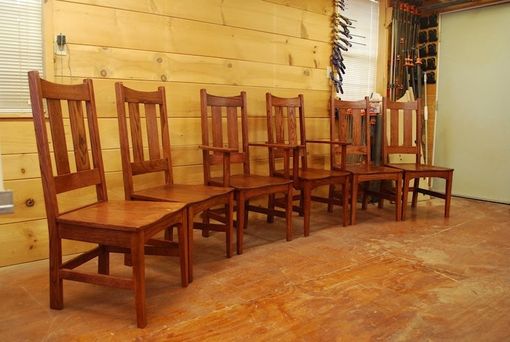 Custom Made Custom Oak Dining Chairs