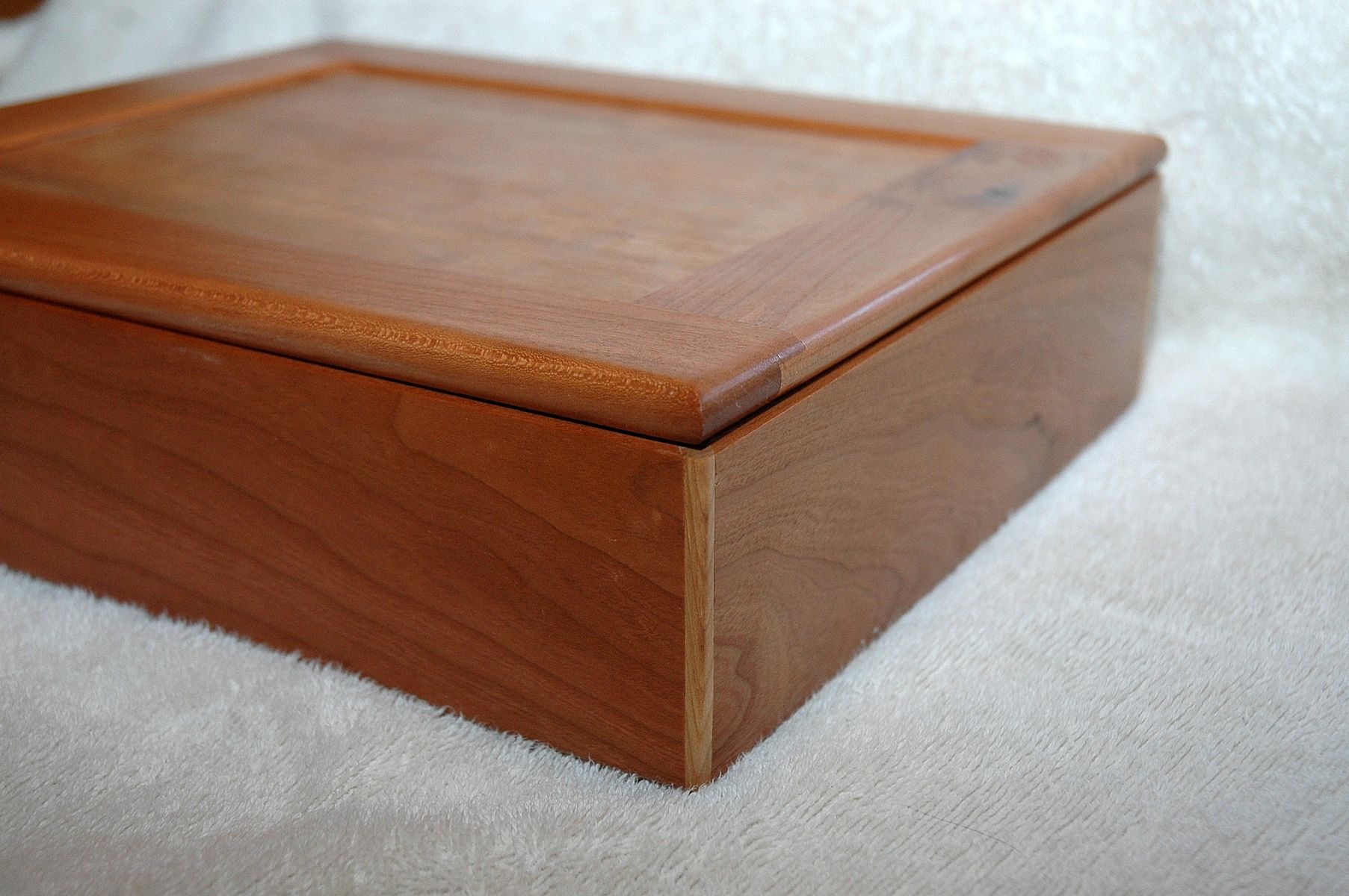 Hand Crafted Cherry Storage Box by WoodenItBeNice