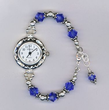 Custom Made Custom Swarovski Crystal Beaded Watch