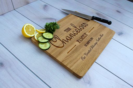 Custom Made Personalized Cutting Board, Engraved Cutting Board, Custom Wedding Gift – Cb-Wo-Chancelors