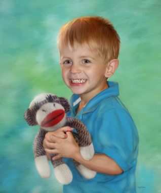 Custom Made Custom Portrait Or Childrens Portrait Painting On Canvas