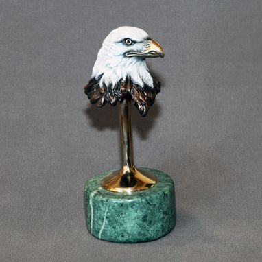 Custom Made Awesome Eagle Bronze Sculpture Figurine Signed Limited Edition