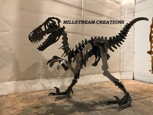 Custom Made 3 Foot Long Velociraptor Raptor Dinosaur Yard Art 3d Puzzle