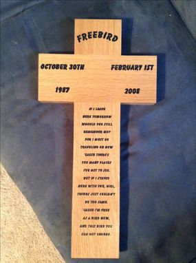 Custom Made Custom Memorial Cross