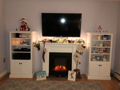 Custom Made Bookcase And Cabinet With Adjustable Shelves