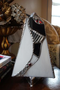 Custom Made Glass Art Lamp #18