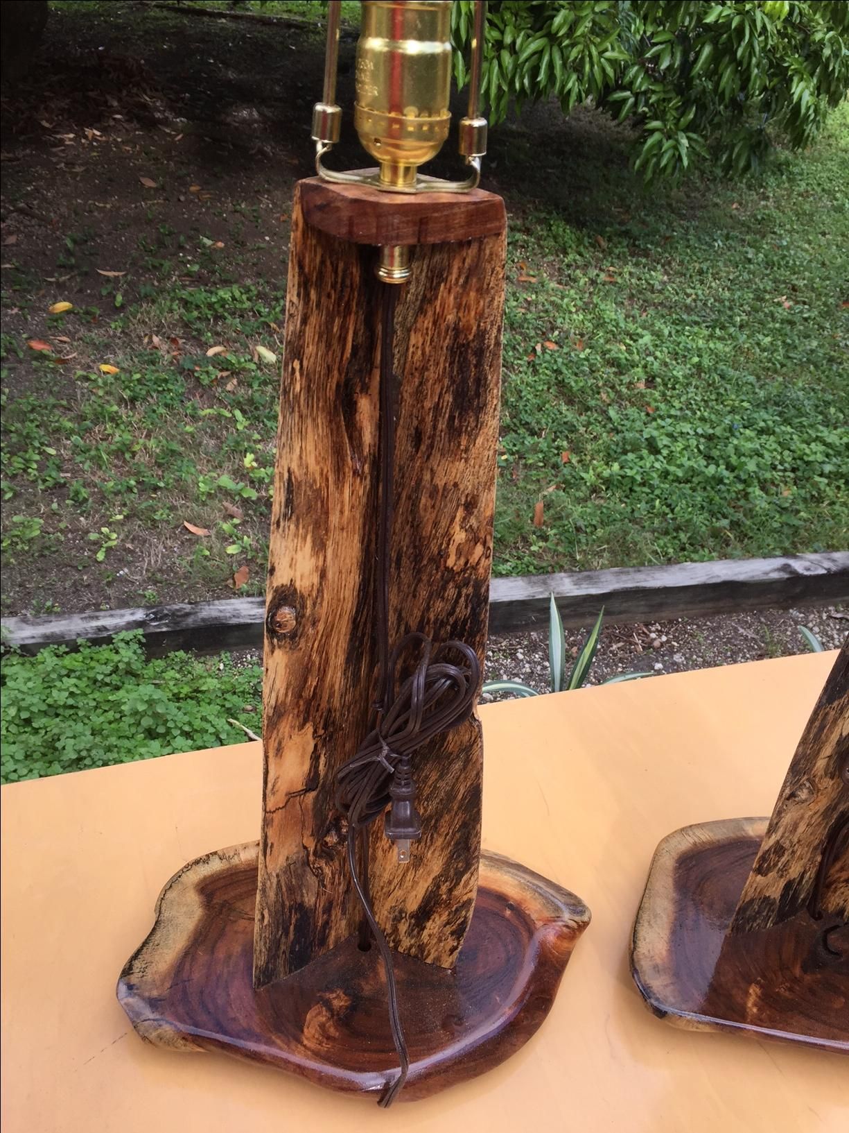 Hand Crafted Custom Table Lamps From Exotic Woods by Bear Clan ...