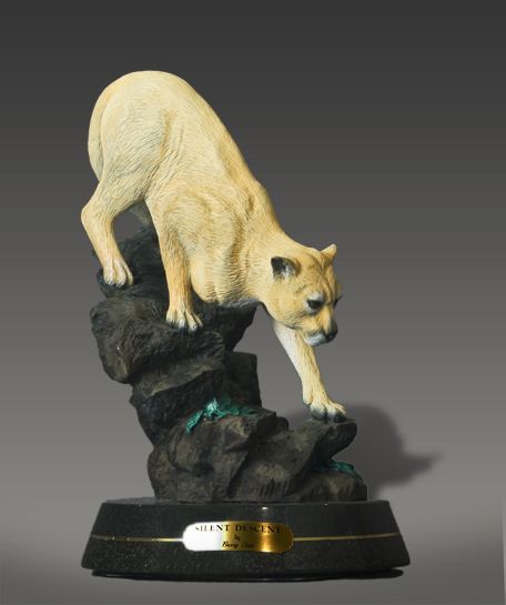 Buy Hand Crafted Gorgeous Cougar / Mountain Lion "Silent Descent