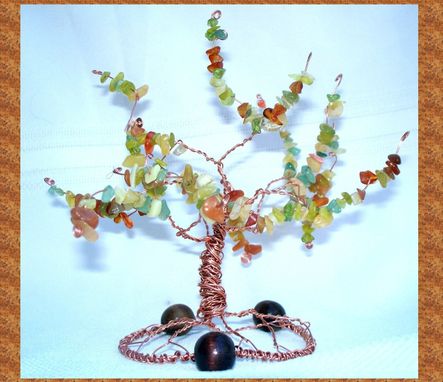 Custom Autumn Wedding Cake Topper Tree Of Life Sculpture By