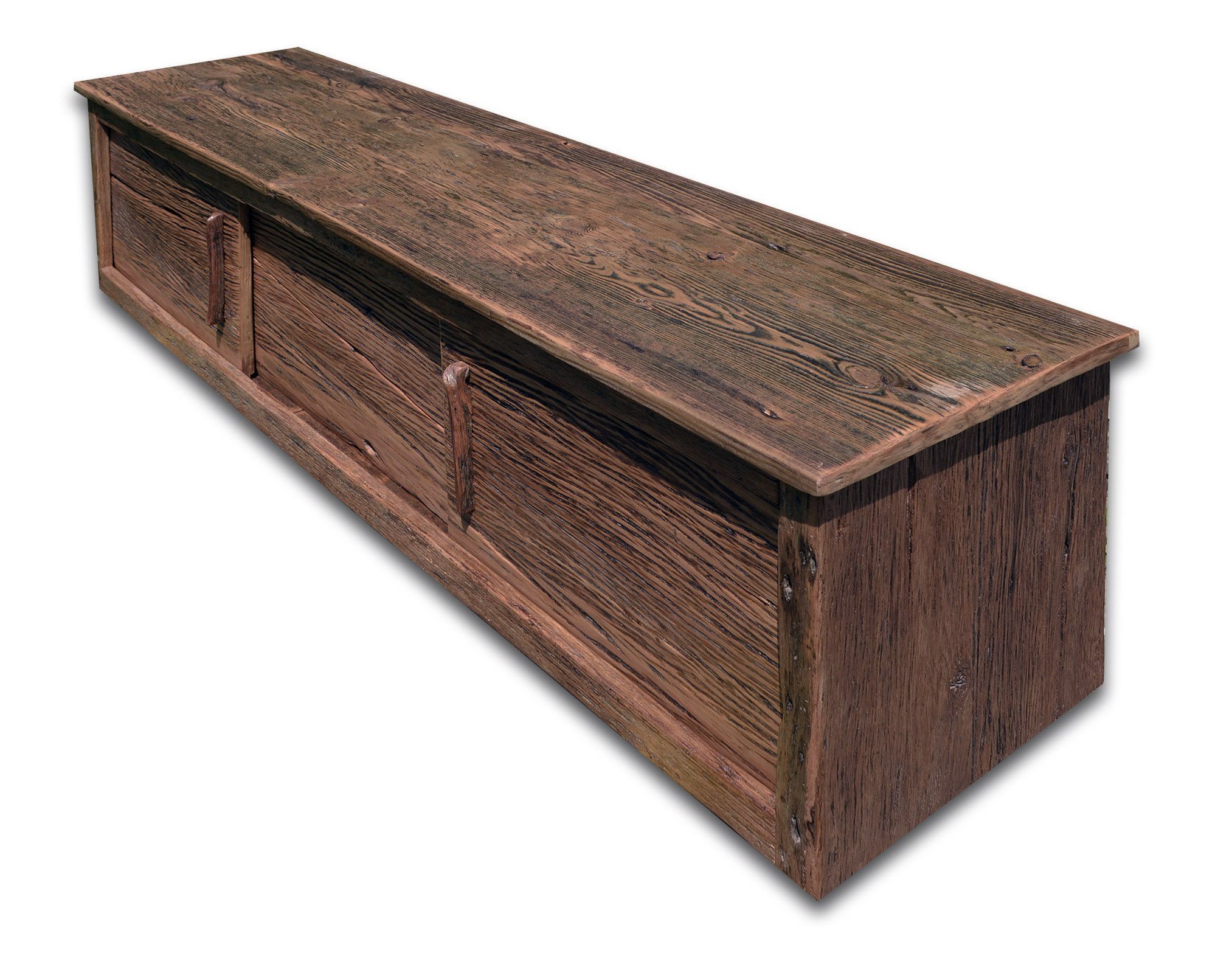 Hand Crafted Rustic Floating Media by Abodeacious