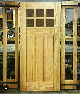 Custom Made Entrance Door And Side Lights