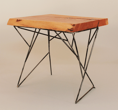 Custom Made Salvaged Wood Side Tables