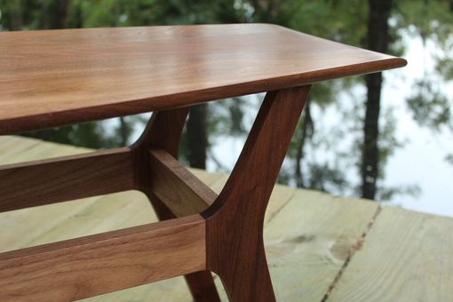 Custom Made Spicoli Danish Surfboard Coffee Table In Hard Maple