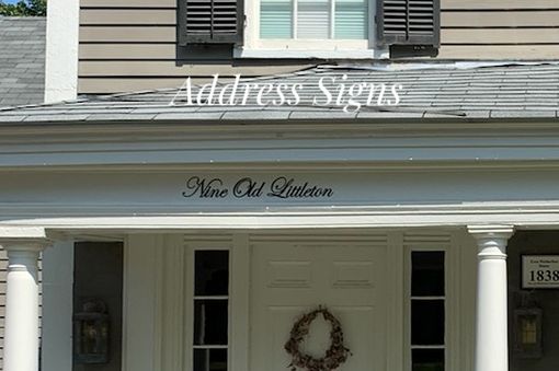 Custom Made Custom House Address