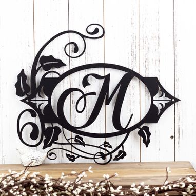 Custom Made Monogram Sign, Metal Sign, Personalized Sign, Outdoor Sign, Metal Wall Art, Wedding Sign