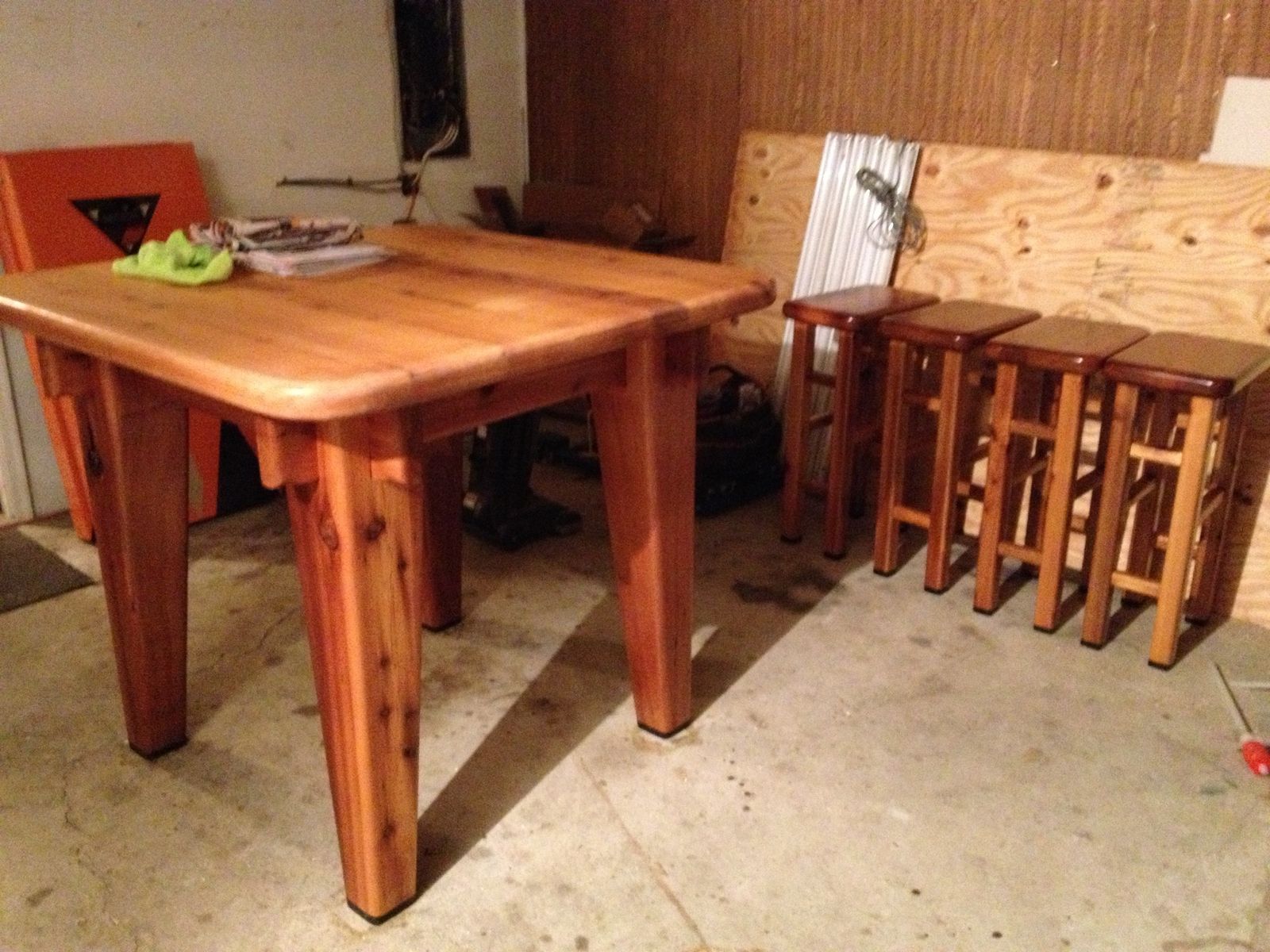 Custom Tall Indoor/Outdoor Table by Raw Creations Cnc