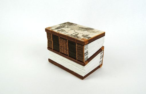 Custom Made Dos-À-Dos - Double Journal Wood Book - Birch Bark
