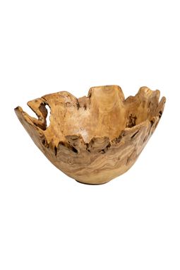 Custom Made Large Handcrafted Wooden Bowl - Foyer Centerpiece