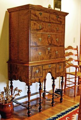 Custom Made William And Mary Highboy