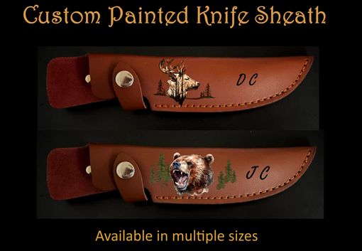 Custom Made Leather Knife Sheath, Customized, Personalized, Custom Knife Sheath