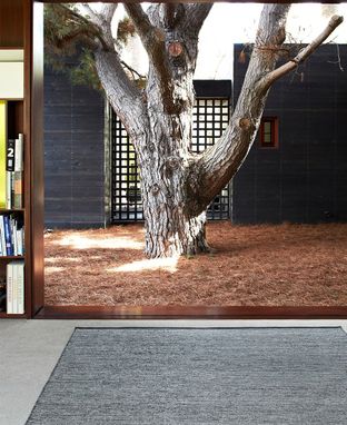 Custom Made Indoor Outdoor Handmade Flat Weave Rug- Charcoal