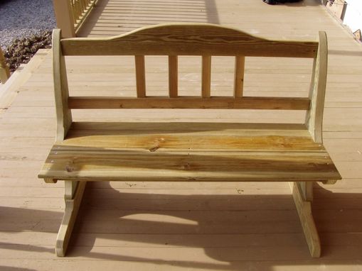 Custom Made Wooden Benches