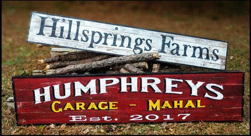 Custom Made Hand Crafted Vintage / Replica / Distressed / Weathered Signs