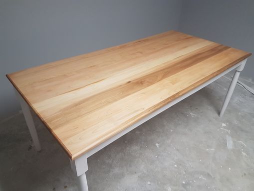 Custom Made Solid Maple Shaker Style Dining/Kitchen Table