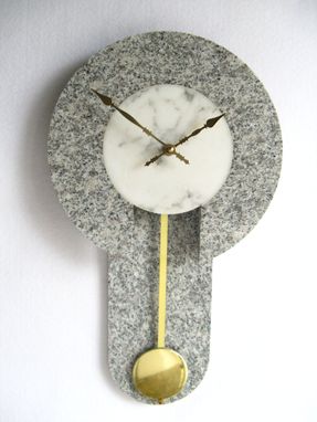 Custom Made Granite Wall Clock