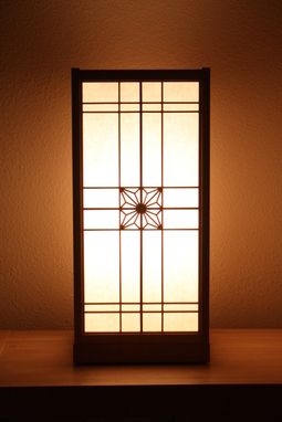 Custom Made Japanese Lamp - Asa No Ha